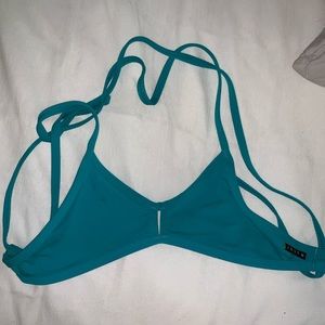 Teal jolyn bikini top